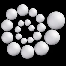 10 шт 20-80 мм моделирование полистирол пенопластовый шар белые шары для поделок для DIY Рождественский Декор свадебные принадлежности подарки