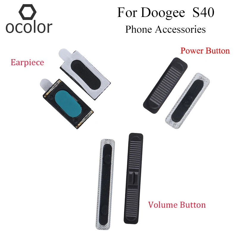 Ocolor Для Doogee S40 наушники кнопка включения и выключения питания запасные части для