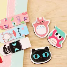 Милый фруктовый Черный Кот Сова Тоторо Закладка на магните Мода DIY мультфильм бумага школьные офисные поставки для книг подарок корейский papelaria
