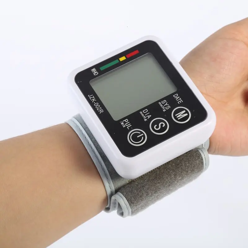 Automatic Digital Wrist Blood Pressure Monitor Meter Cuff Blood Pressure Measurement Monitor Sphygmomanometer Health Care
