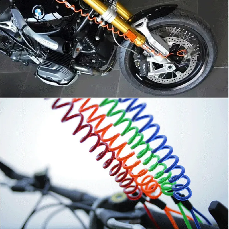 1 шт. мотоцикл напоминающий веревку 1,2 м 47 дюймов скутер шлем для мотокросса кабель велосипедная веревка противоугонные аксессуары для мотоциклов Запчасти