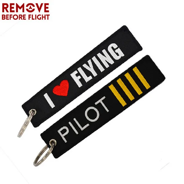 Remove Before Flight байкерские брелок сердцебиение Чемодан тег portachiavi вышивка брелок chaveiro для мотоцикла брелки для ключей комплект из 2 предметов - Название цвета: 2PCS