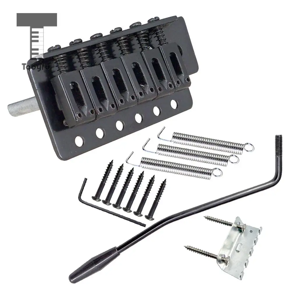 6 String Left Hand Electric Guitar Tremolo Bridge Set for Strat ST Squier SQ Guitar Parts