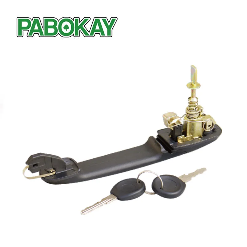

Для VW POLO 2002-2004 передний привод боковая дверная ручка с 2 ключами 6N0837207C 6N0837207D