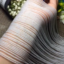 Свободные бусины белый кристалл круглые 2 мм 1" для DIY ювелирных изделий FPPJ бусины натуральный драгоценный камень