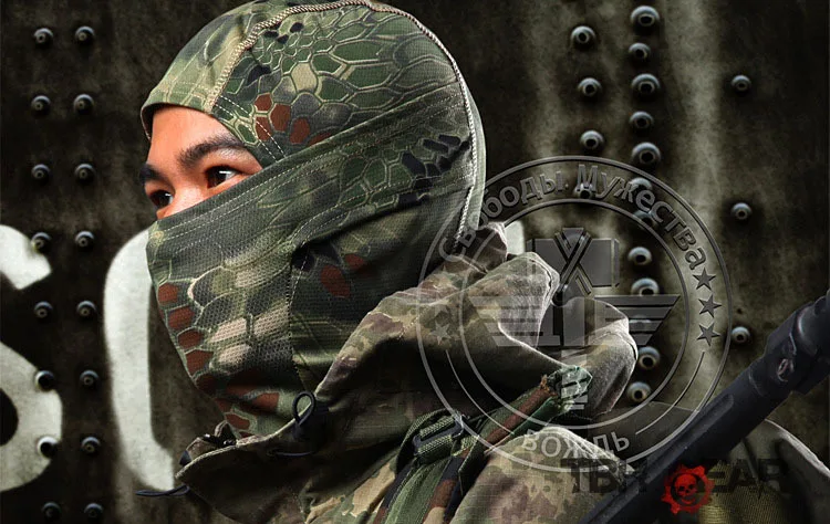 

Chiefs Rattlesnake Balaclava Mask Kryptek Camo Series Airsoft Balaclava Tactical Mask Free size+Free shipping(SKU12050450)