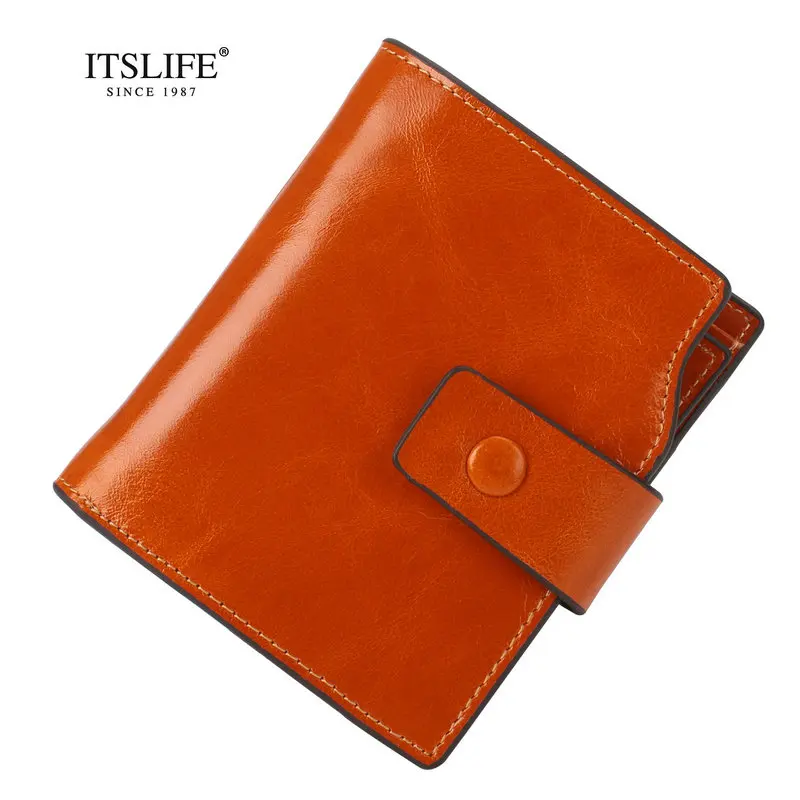 Itslife женские кошельки из натуральной кожи RFID Блокировка 2018 новый дизайн высокое