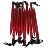 23cm Professional 10 Pcs Aluminum Tent Pegs With Cord Included 3