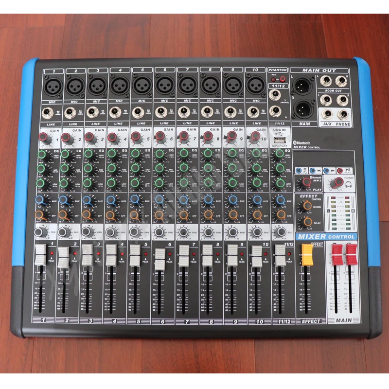 12 Channel Audio Bluetooth Mixer Professional