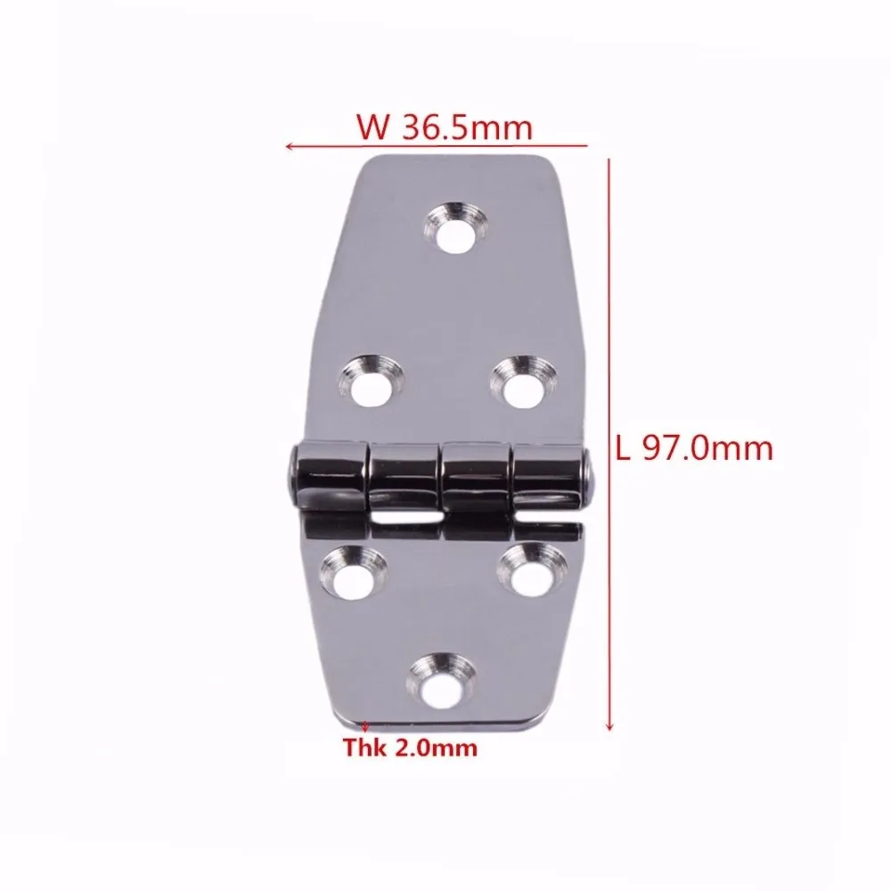 2 шт. лодка морской флеш дверные петли 3,8 "X 316" AISI 1,4 нержавеющая сталь петли лодка аксессуары морской