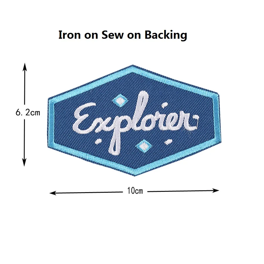 Путешественник на патч отправляйтесь Исследуйте открытый снаружи Кемпинг Приключения значок вышитая аппликация патчи