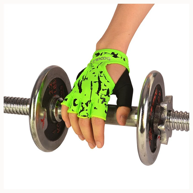 BOODUN 1 زوج رياضة كمال الأجسام تدريب اللياقة البدنية قفازات الرياضة رفع الاثقال ممارسة زلة-قفازات مقاومة ل yoga قفازات