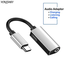 2 в 1 usb type C штекер 3,5 мм AUX разъем для наушников адаптер для huawei mate 20 P30 Pro аудио кабель конвертер для Xiaomi Mi 8 9 SE
