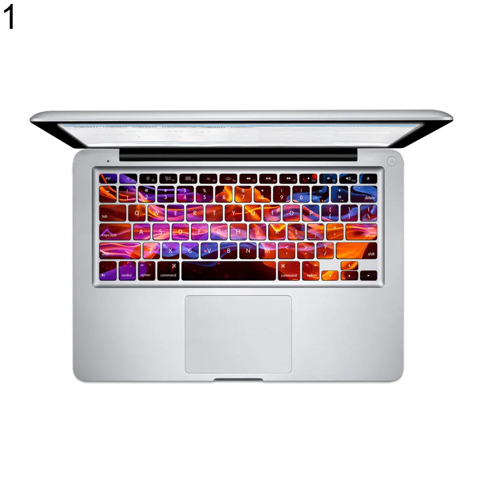 Galaxy color Planet Клавиатура Наклейка чехол для MacBook 12/13 дюймов 15 дюймов retina Европа - Цвет: 1 for 12 inch