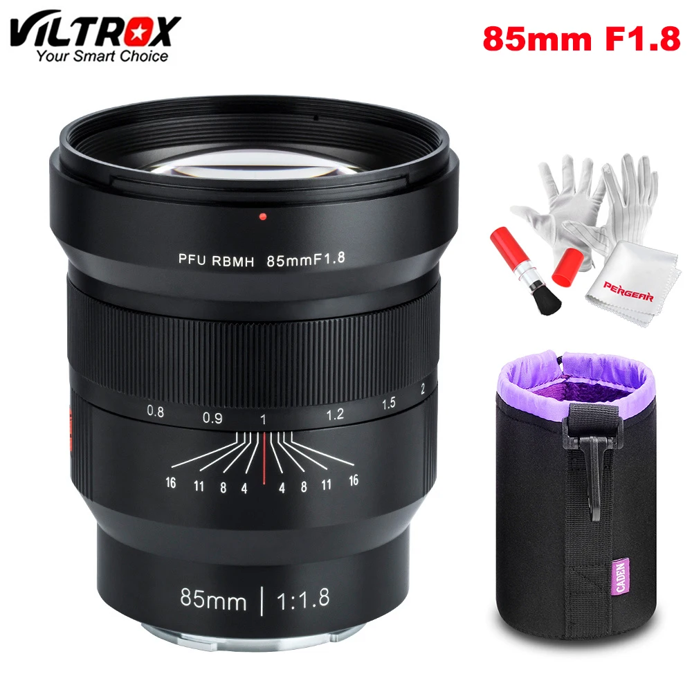 VILTROX 85 мм F1.8 большой апертурой полный кадр руководство фиксированной фокусная