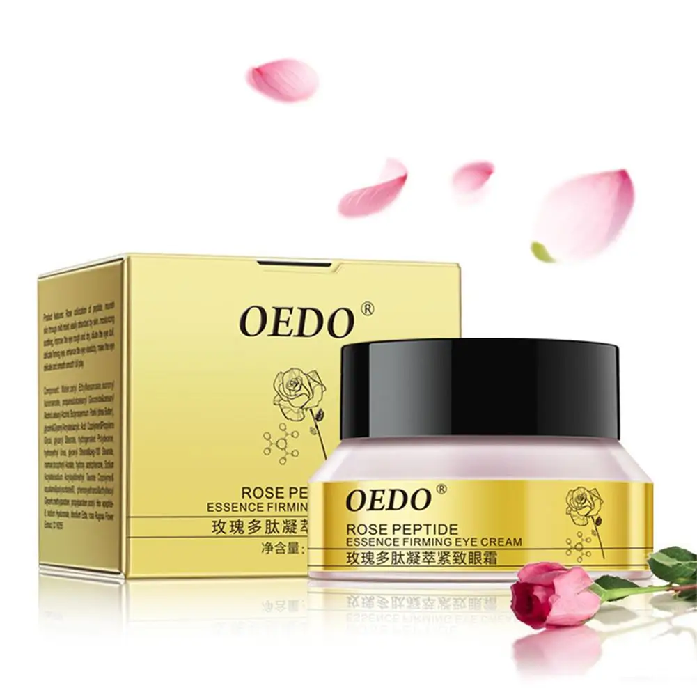 

Rose Peptide Essence Firming Eye Cream Anti-Puffiness Dark Circle Remover Anti-Aging Moisturizing Repair Eye Creams Skin Care