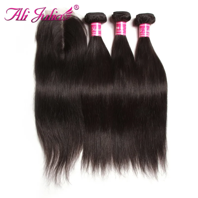 Buy 7A Human Hair Weft With Closure Best Sell Virgin