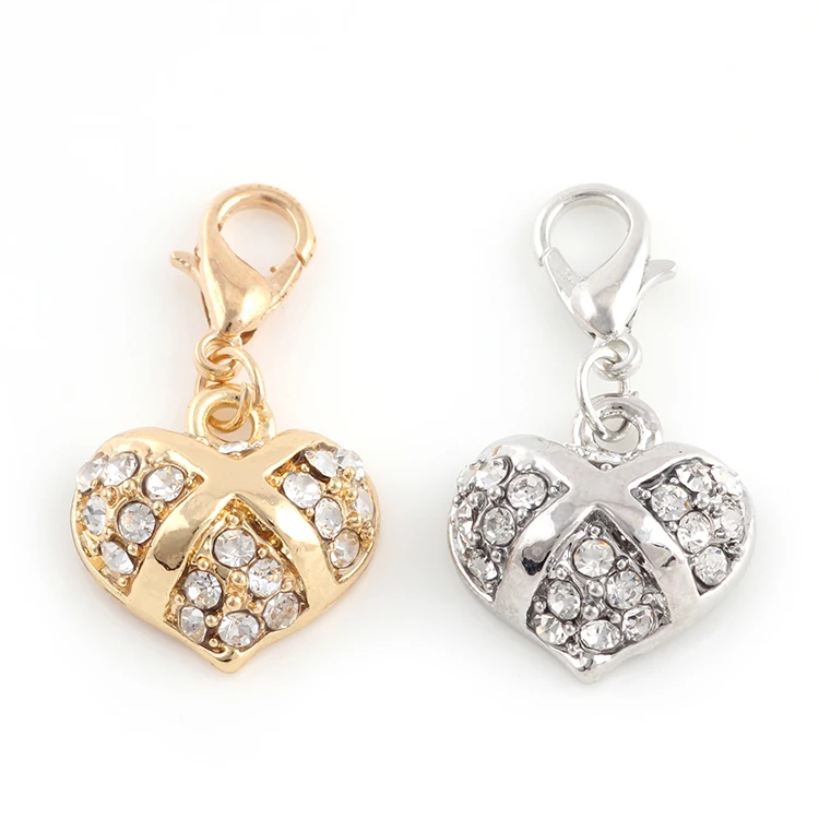 

17*16mm 20Pcs Vintage Silver Plated Handmade Heart Shape Charms Pendant Jewelry Finding