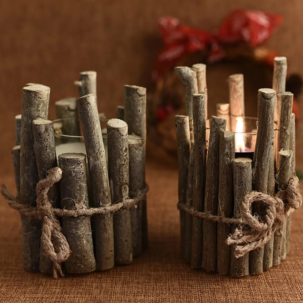 DIY деревенском и романтический тонкий деревянный Рождественский старинный