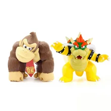 Buy Free Shipping Super Mario Bros  Bowser Donkey Kong  PVC Action Figure Model Toy  10-14cm Free Shipping