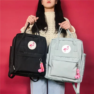 

2019 Women Backpacks for School Teenagers Girl Vintage Stylish School Bag Ladies Canvas Fabric Backpack Female Bookbag Mochila