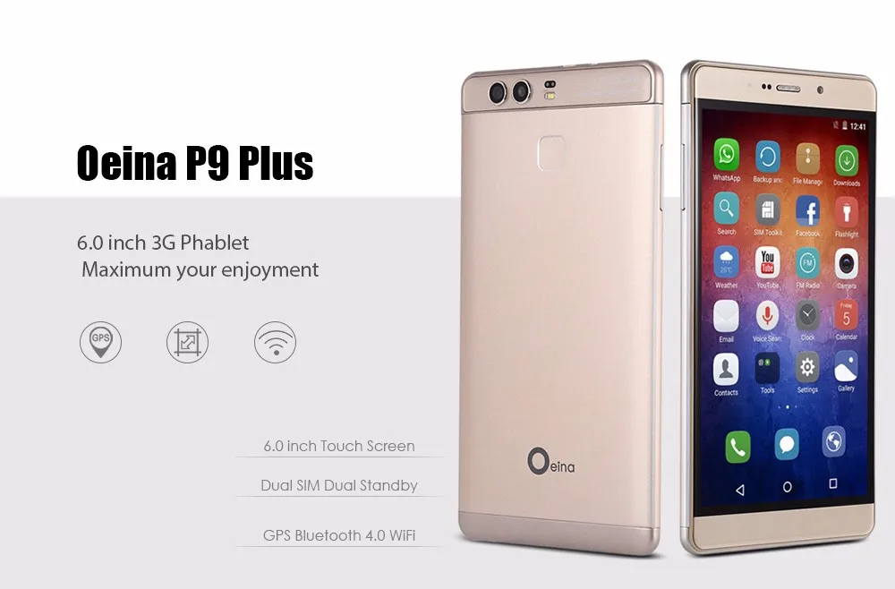 P9 Plus 6,0 дюймовый Android 5,1 3g смартфон MT6580 четырехъядерный 1. 3g Гц 1 ГБ ОЗУ 8 Гб ПЗУ gps WiFi мобильный телефон