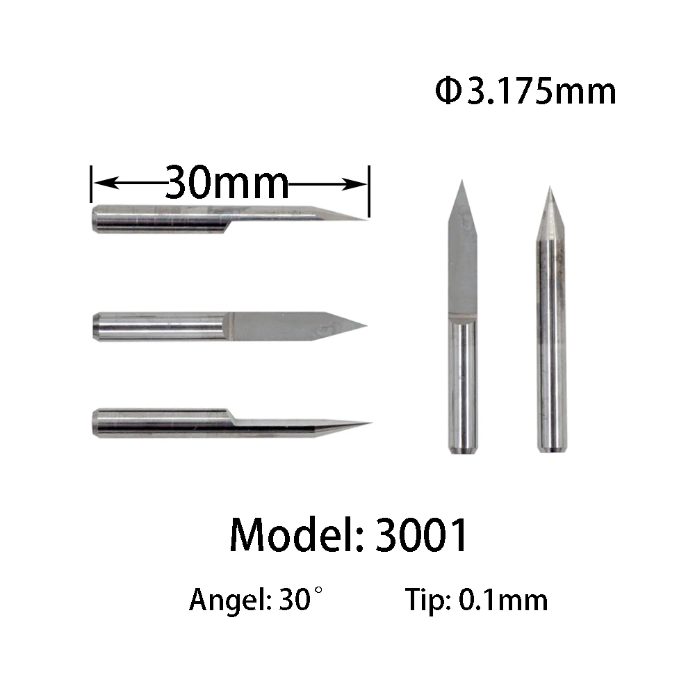 10pcs 3.175mm cutters wood routers for sale