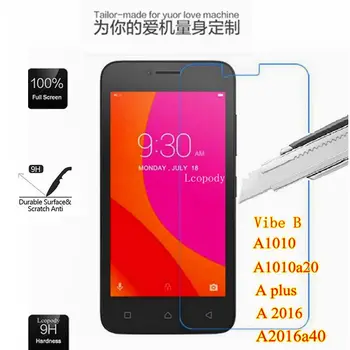 

Tempered glass Film cover FOR lenovo A plus A1010a20 A2016a40 Aplus A1010 vibeA A 1010 a20 2016 a40 Vibe B Protector Film case