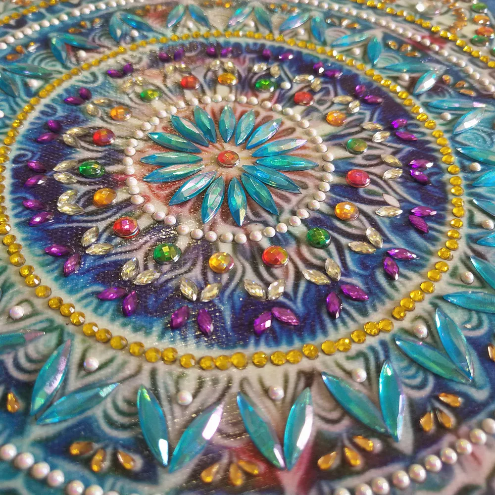 Mandala Diamond Mosaic 5D Diy Special Shaped Diamond Painting Partial Drill Cross Stitch Kits Diamond Embroidery