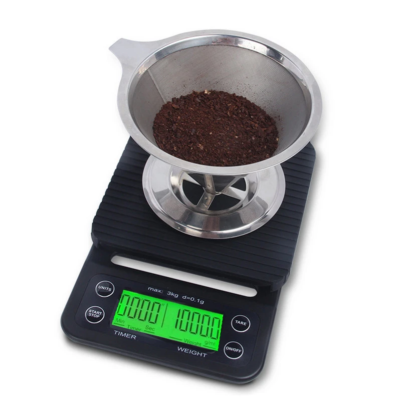 

SANBEI 0.1g 3kg Digital Weighing Scales Electronic Coffee Electronic Timer