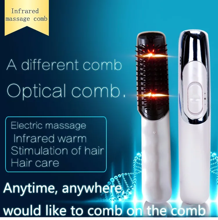 LINLIN Электрический беспроводной инфракрасный лазер для роста от выпадения волос уход за ростом волос вибрационная Массажная расческа массажер для головы