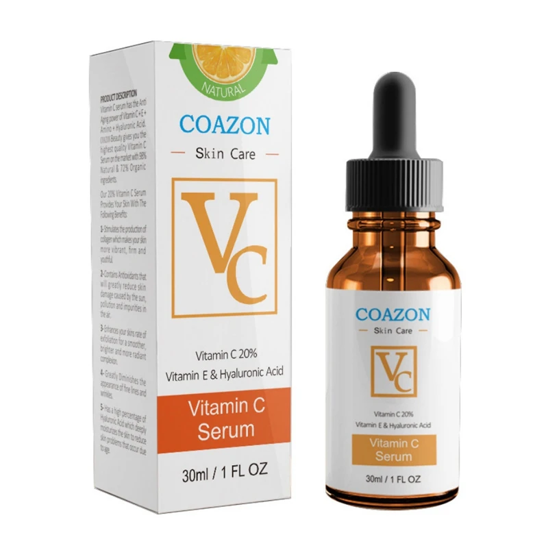 30 мл витамин C шток решение увлажняющая Очищающая цвет кожи крем для очищения пор носа ремонт кожи эссенция