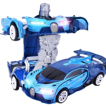 

RC Diecast Cars Robot automatic transformed rc car