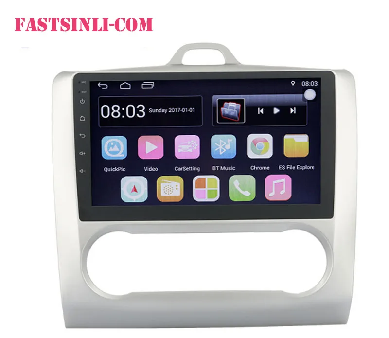 Excellent 9inch Android8.0 Radio for Ford Focus Multimedia Player 2006-2017 2din GPS Navigation DVD Player Manual air conditioner 2