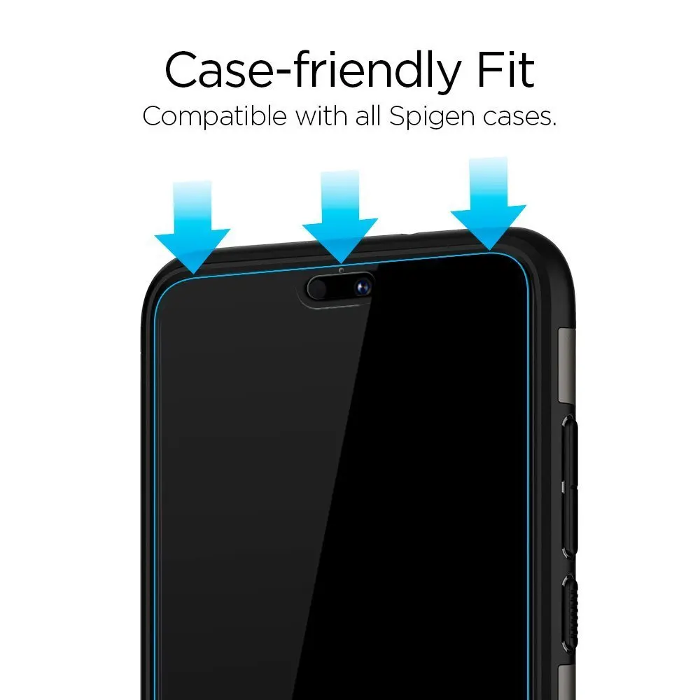 Дешево 100% Оригинал SPIGEN huawei P20 Pro защита экрана Glas. tR полное покрытие закаленное стекло L23GL23082