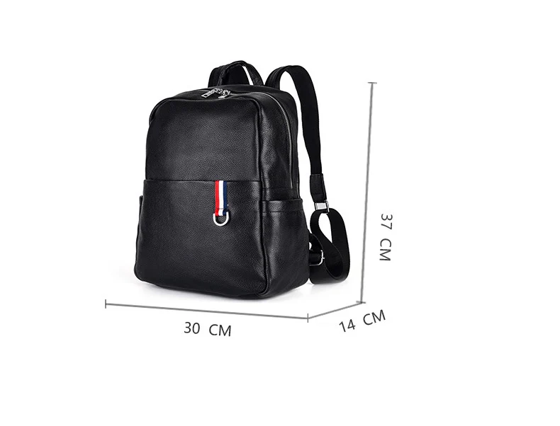Дизайнерский рюкзак для отдыха и путешествий, школьный рюкзак для подростков, сумка для книг из натуральной воловьей кожи, мужской рюкзак для ноутбука 15 дюймов