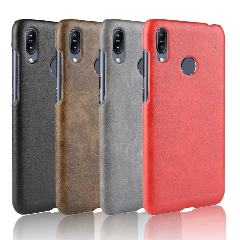Прочный чехол для Asus Zenfone Max (M2) ZB633KL бампер с текстурой личи задняя крышка Pro (M1)