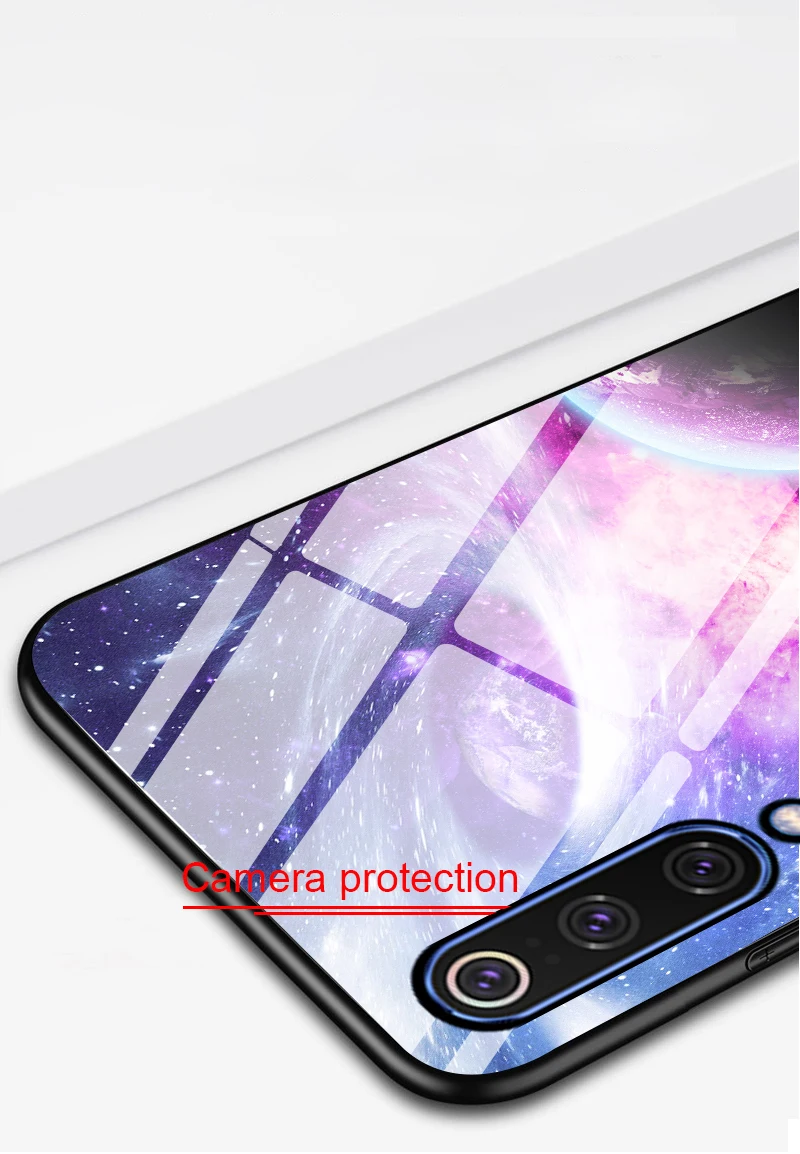 Чехол для Xiaomi mi 9 mi 9 T Pro из закаленного стекла с изображением планеты космос, стеклянный чехол для задней панели для Xiaomi mi 9 mi 9 SE 9 T Pro 9 T Coque Shell