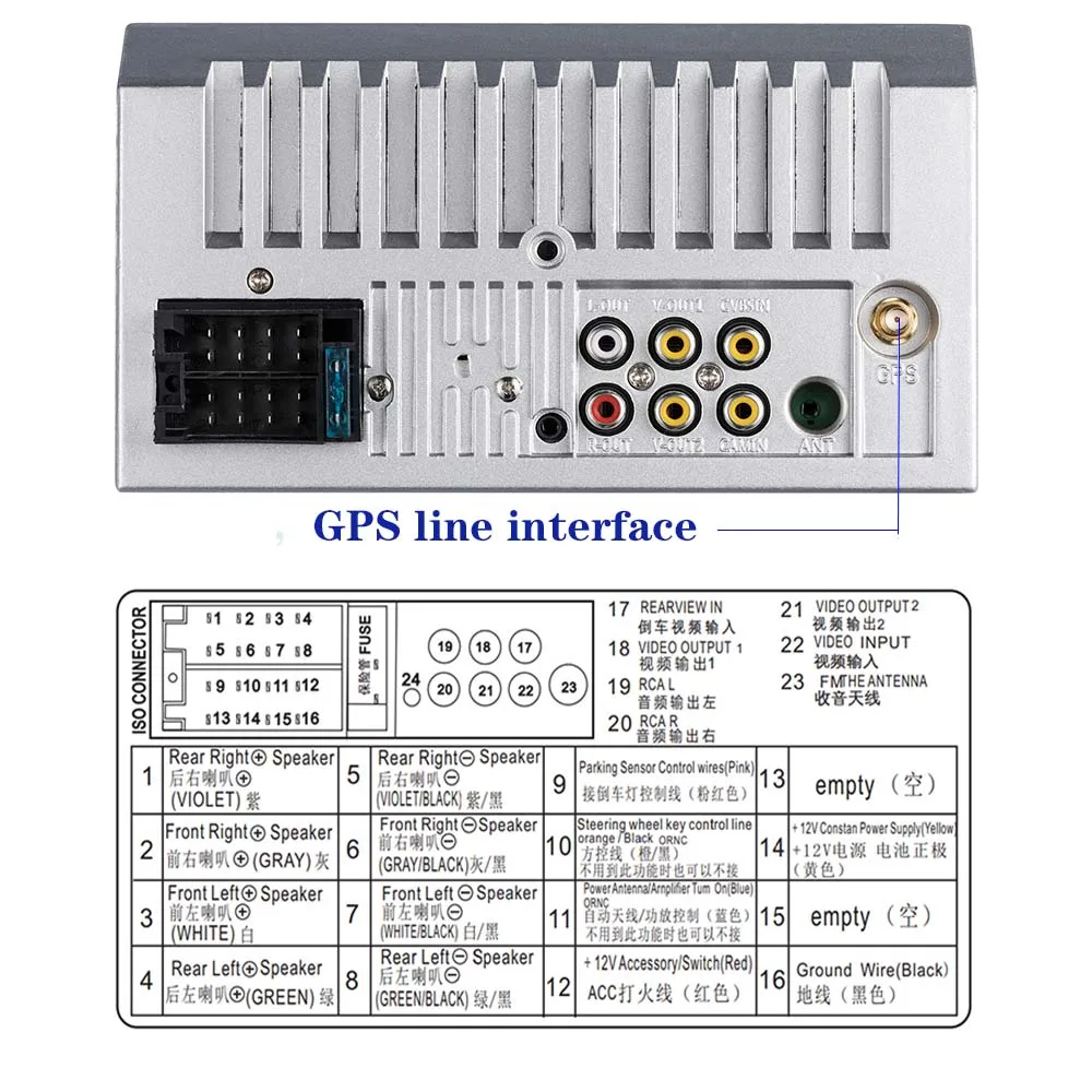 2 Din gps навигатор навигация mp5 автомобильное радио 7 &quotплеер с сенсорным экраном
