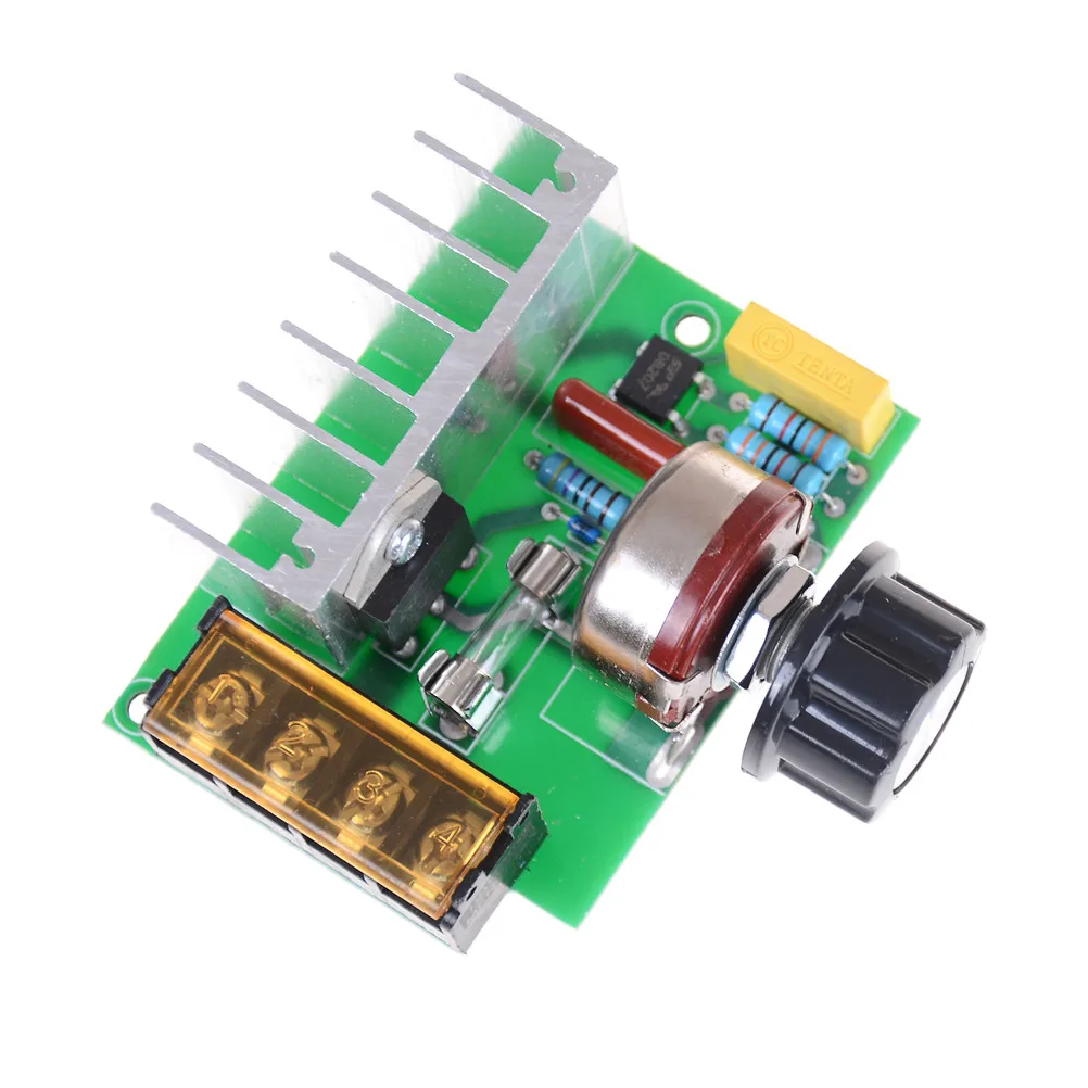 

Promotion! AC 220V 4000W SCR Dimmer Voltage Regulator Voltage Speed Controller