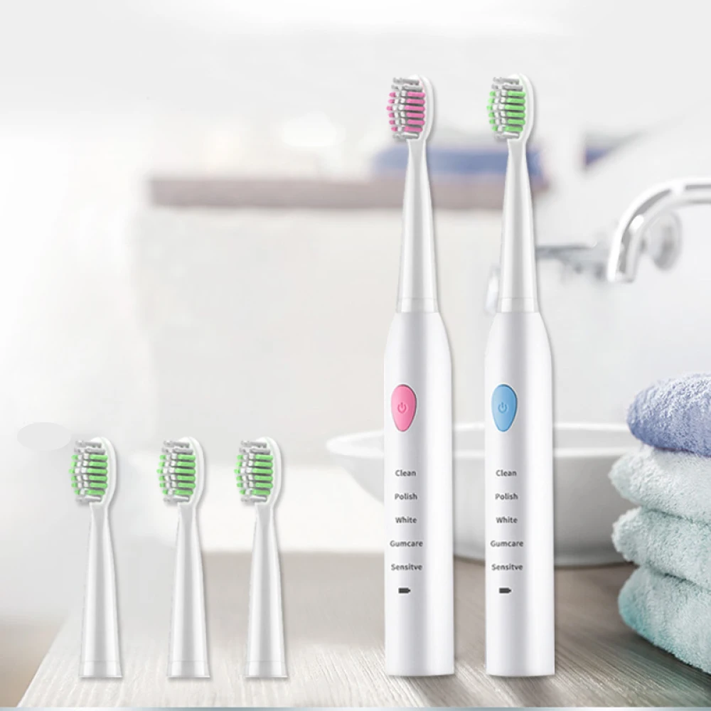 

Umbracare Ultrasonic Sonic Electric Toothbrush for Adult 5 Modes USB Charging Power Tooth Brush Waterproof Portable Travel