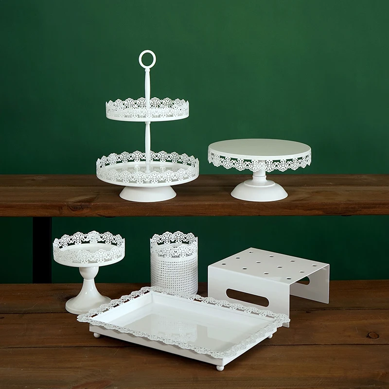 MQMY свадебный торт стенд белый лоток для пирожных Кружевной Край торта инструменты украшения дома десертный стол украшения вечерние поставщики
