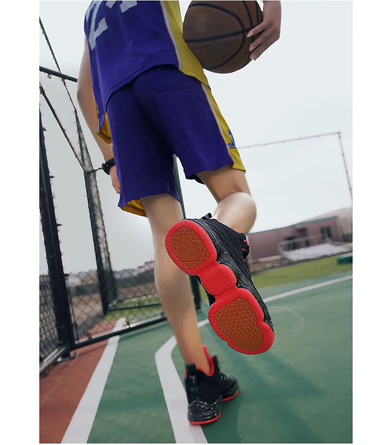 Высокие баскетбольные кроссовки Lebron для мужчин, амортизирующие дышащие баскетбольные противоскользящие уличные мужские спортивные баскетбольные кроссовки