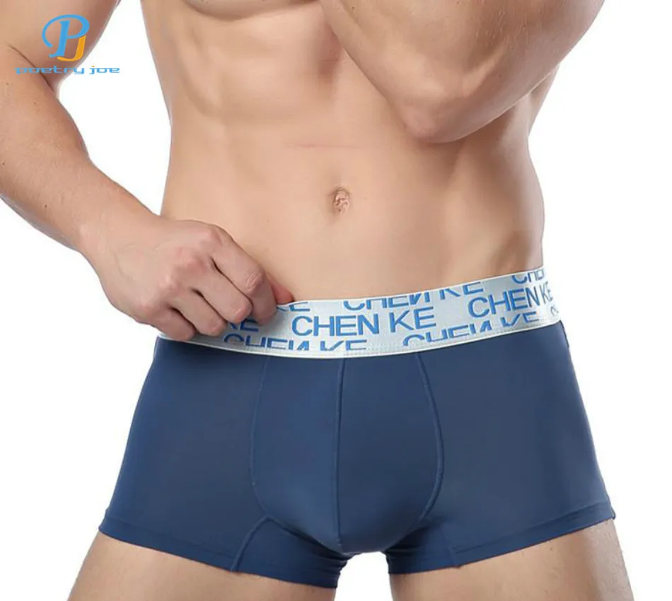CHENKE365 New Men Underwear Boxer Sexy Silk Breathabl Mens Boxer