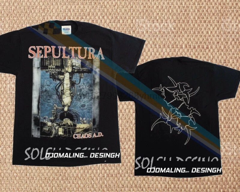 

LIMITED NEW T-SHIRT SEPULTURA CHAOS A D SOULFLY CAVALERA CONSPIRACY SARCO