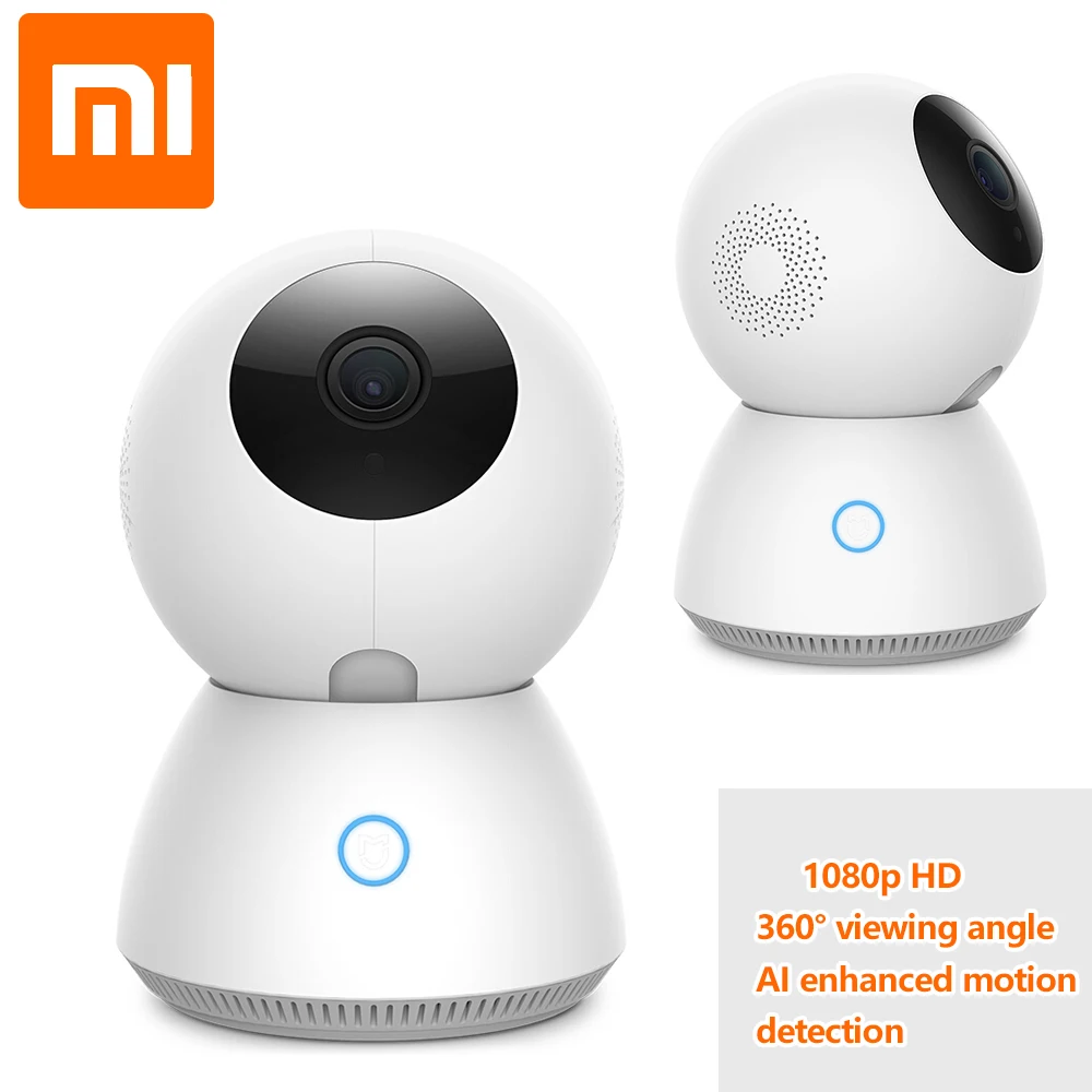 

Original Xiaomi Mijia Xiaobai Smart Camera Enhanced Edition 2018 newest AI control 1080p Smart Web IP Cam 360 Degrees MJSXJ03CM