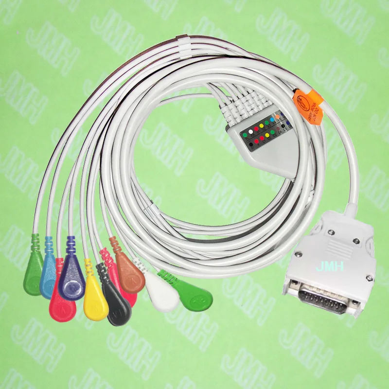 Use for 15 PIN Mortara Instrument ELI100,ELI200 EKG MONITOR Machine,One