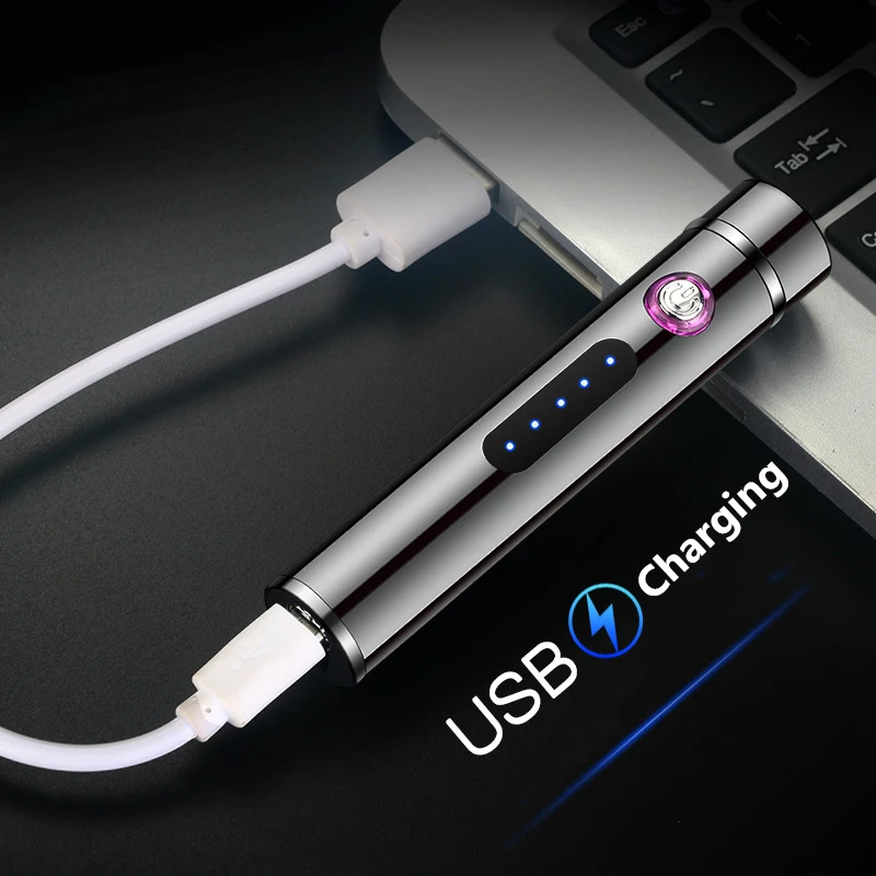 Легкая электрическая зажигалка с подключением к USB перезаряжаемым электронным