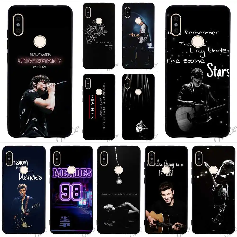 

Hybrid Canadian Singer Shawn Mendes Phone Cover for Xiaomi Redmi 6A Case 4A 4X 5 Plus 5A Prime Note 5 6 Pro TPU