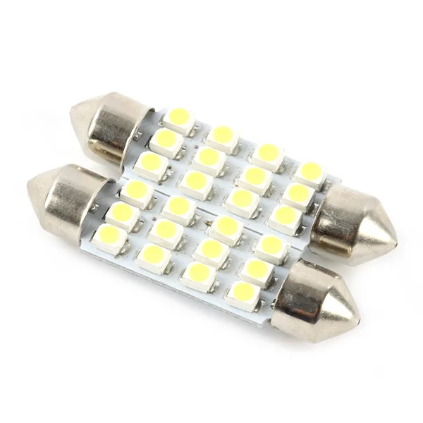 

5Pcs 12SMD 12V White LED Auto Car Reading Lights Automobiles Light-emitting License Plate Small Lamp Bulbs